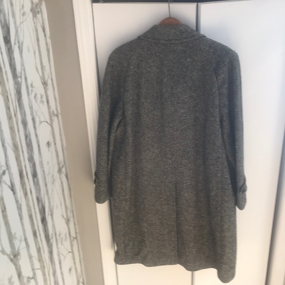 Vintage Tweed Wool Over Coat - Picture 2 of 13